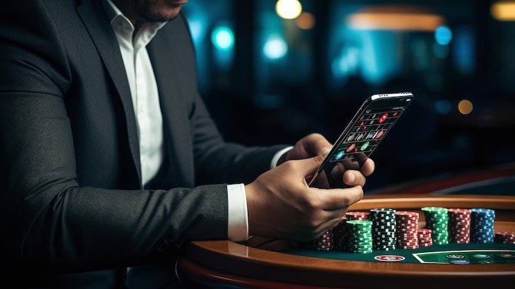 Panel navigasi permainan di aplikasi mobile 9nagawin